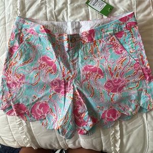 NWT Jellyfish Lily Pulitzer buttercup short